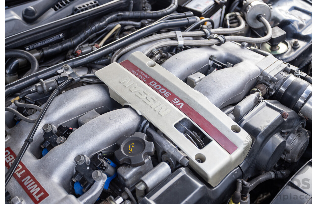 1/1992 Nissan 300ZX Targa 2d Coupe Black Twin Turbo 3.0L - 09/2001 Import