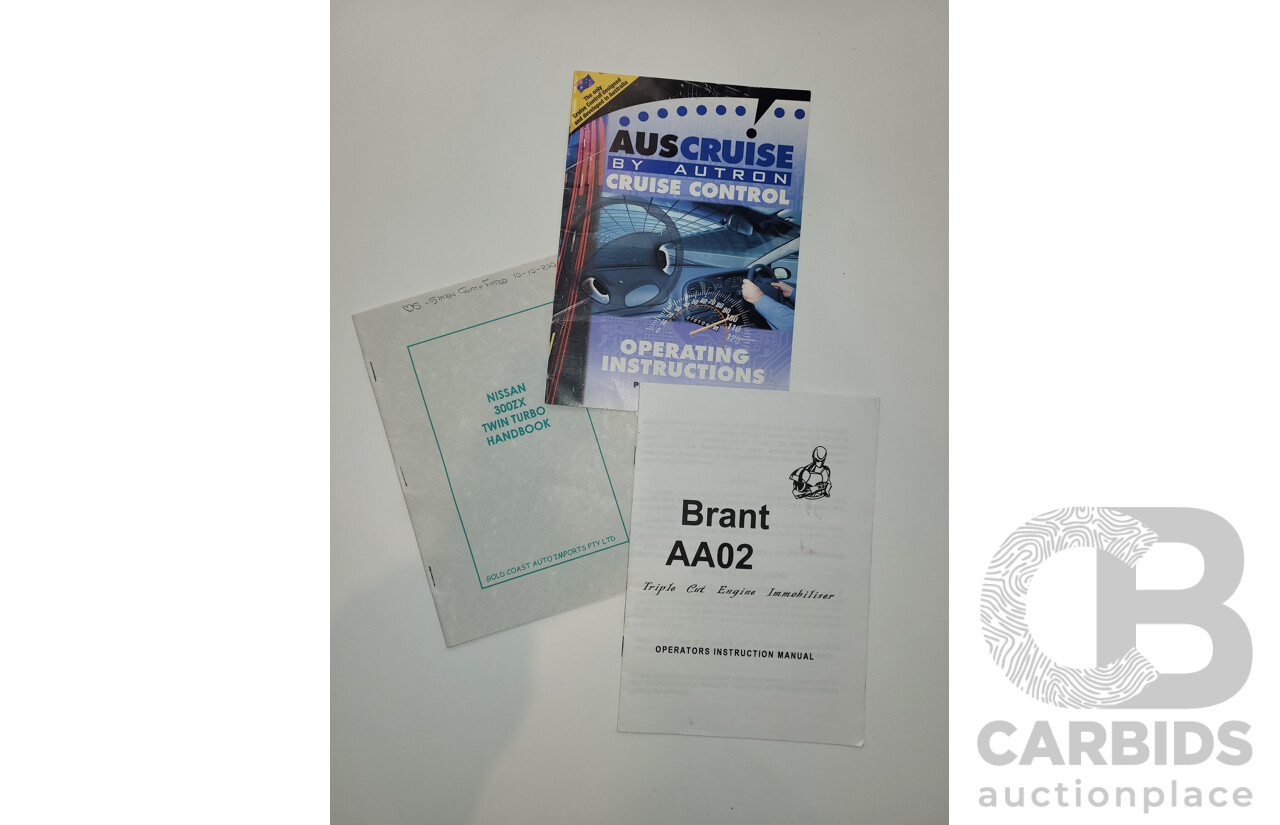 1/1992 Nissan 300ZX Targa 2d Coupe Black Twin Turbo 3.0L - 09/2001 Import