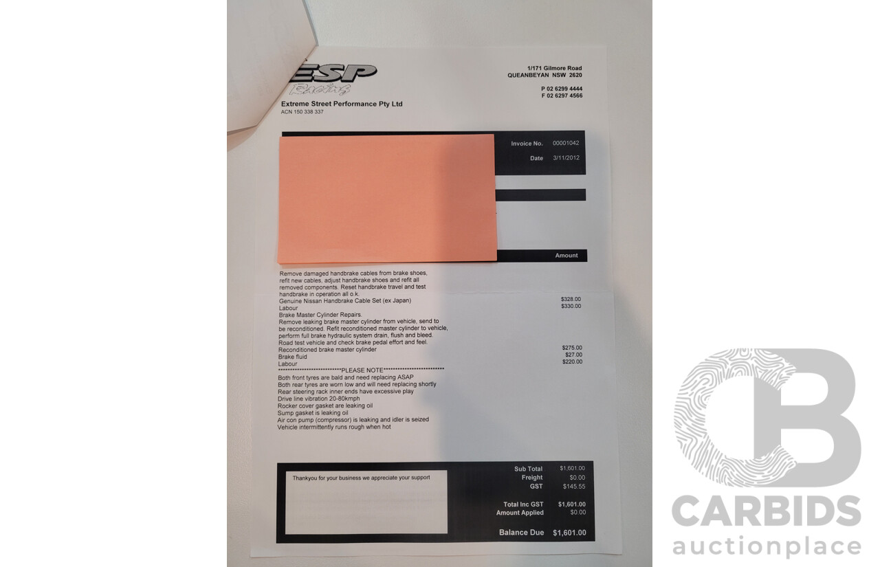 1/1992 Nissan 300ZX Targa 2d Coupe Black Twin Turbo 3.0L - 09/2001 Import