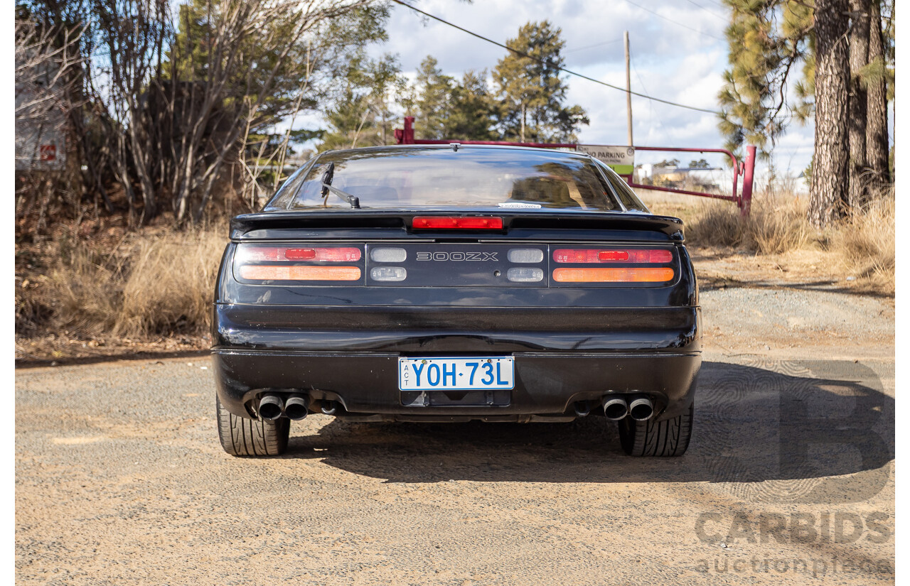 1/1992 Nissan 300ZX Targa 2d Coupe Black Twin Turbo 3.0L - 09/2001 Import