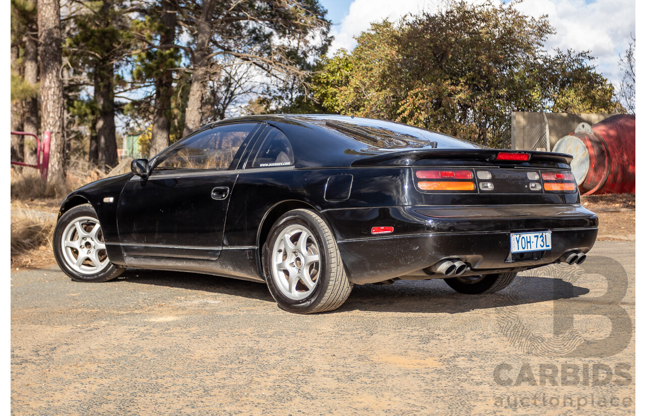 1/1992 Nissan 300ZX Targa 2d Coupe Black Twin Turbo 3.0L - 09/2001 Import