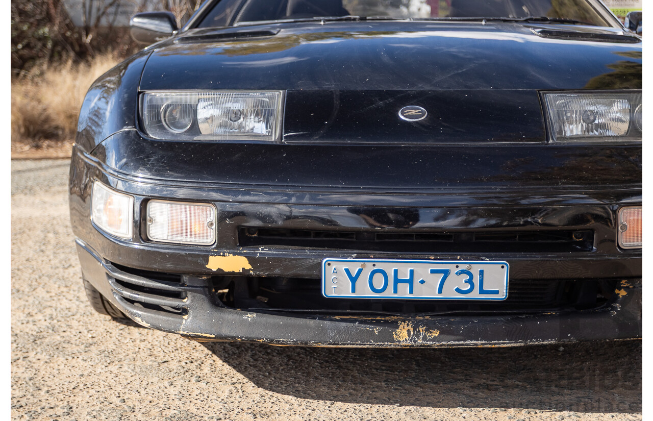 1/1992 Nissan 300ZX Targa 2d Coupe Black Twin Turbo 3.0L - 09/2001 Import