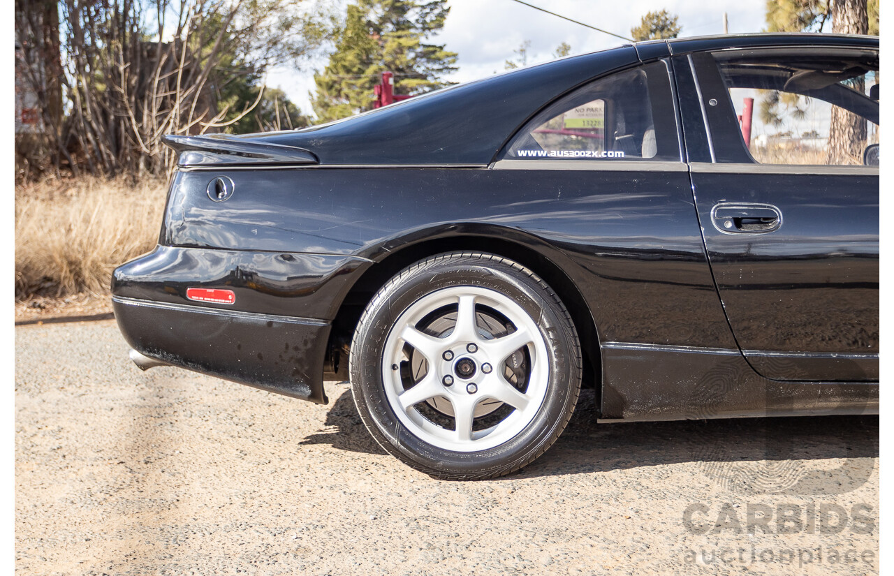1/1992 Nissan 300ZX Targa 2d Coupe Black Twin Turbo 3.0L - 09/2001 Import