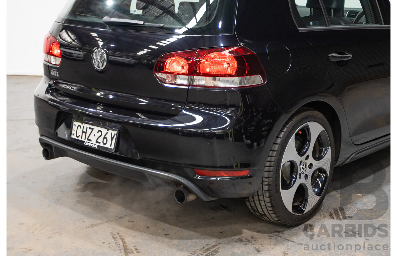 6/2012 Volkswagen Golf GTi 1K MY12 5d Hatchback Deep Black Pearl Turbo 2.0L