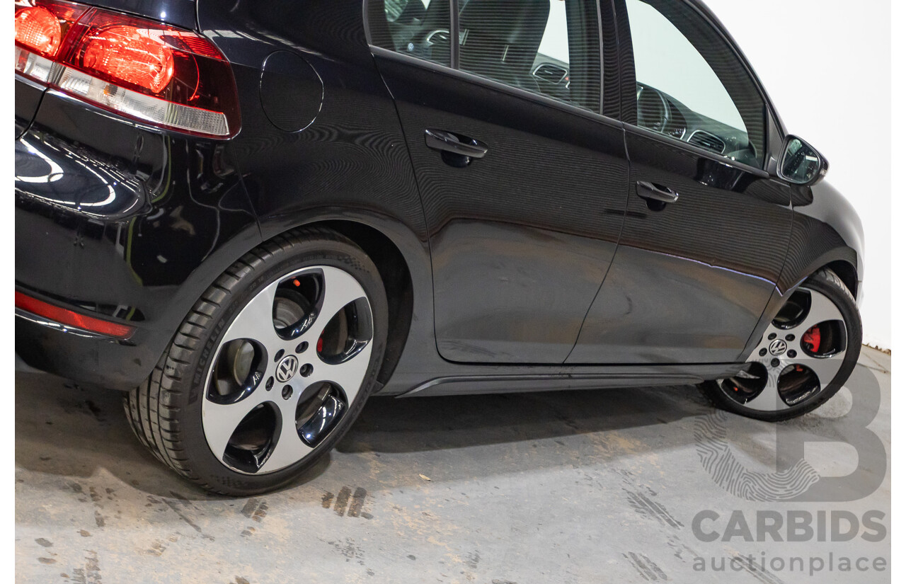 6/2012 Volkswagen Golf GTi 1K MY12 5d Hatchback Deep Black Pearl Turbo 2.0L