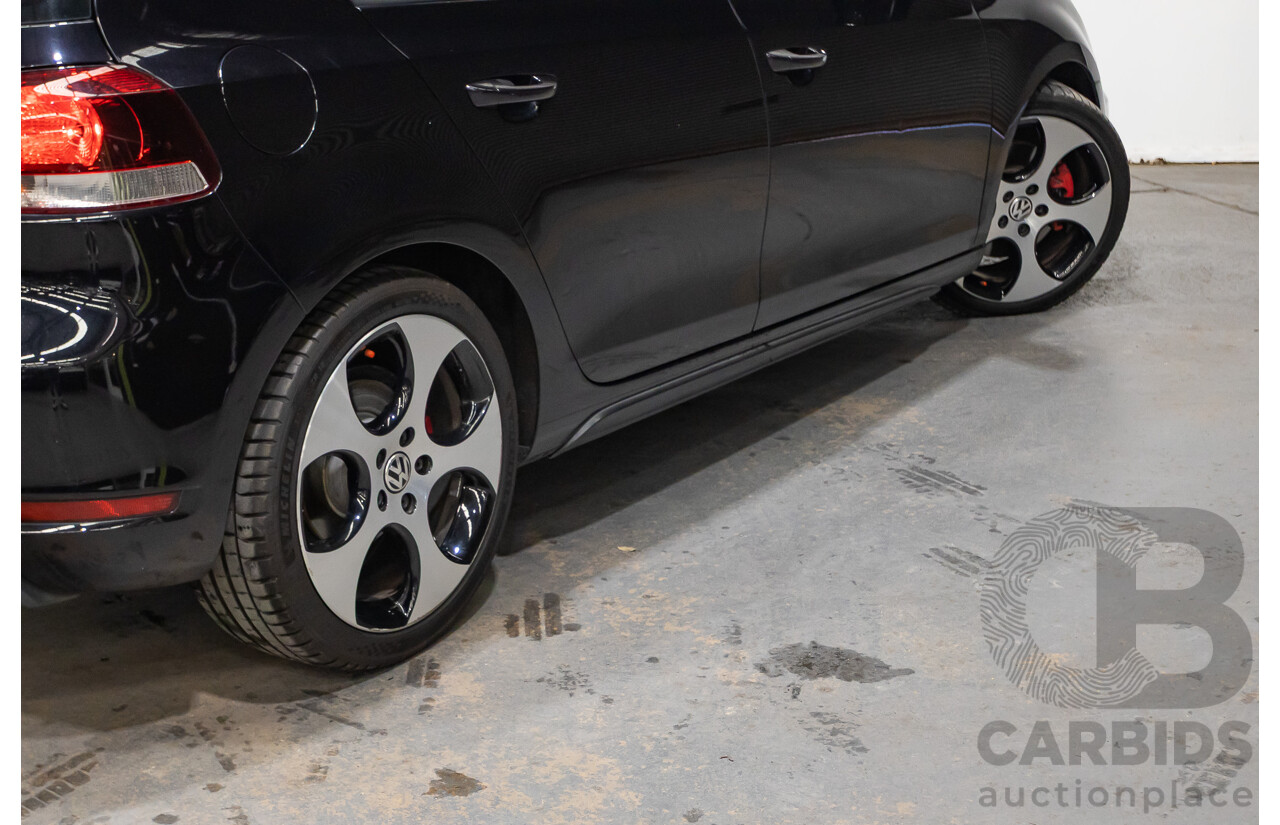 6/2012 Volkswagen Golf GTi 1K MY12 5d Hatchback Deep Black Pearl Turbo 2.0L