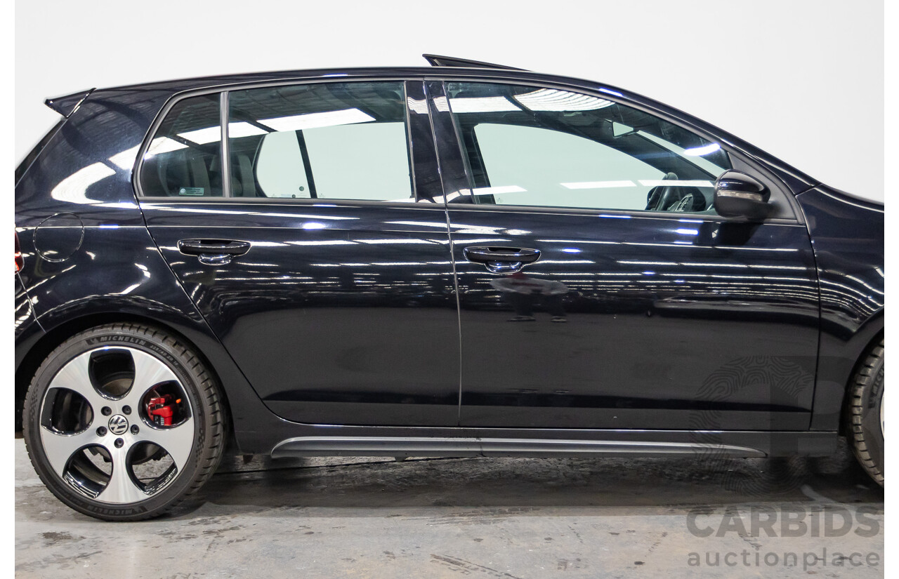 6/2012 Volkswagen Golf GTi 1K MY12 5d Hatchback Deep Black Pearl Turbo 2.0L