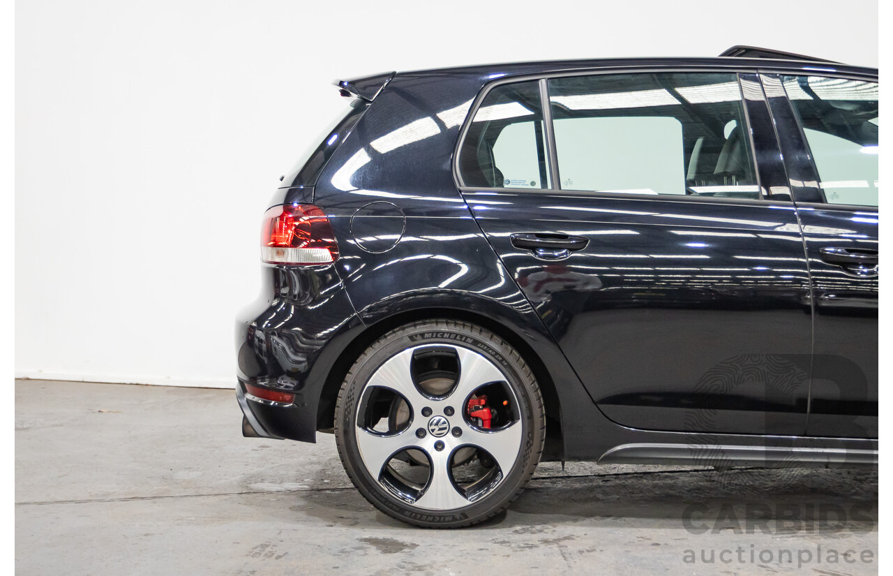 6/2012 Volkswagen Golf GTi 1K MY12 5d Hatchback Deep Black Pearl Turbo 2.0L