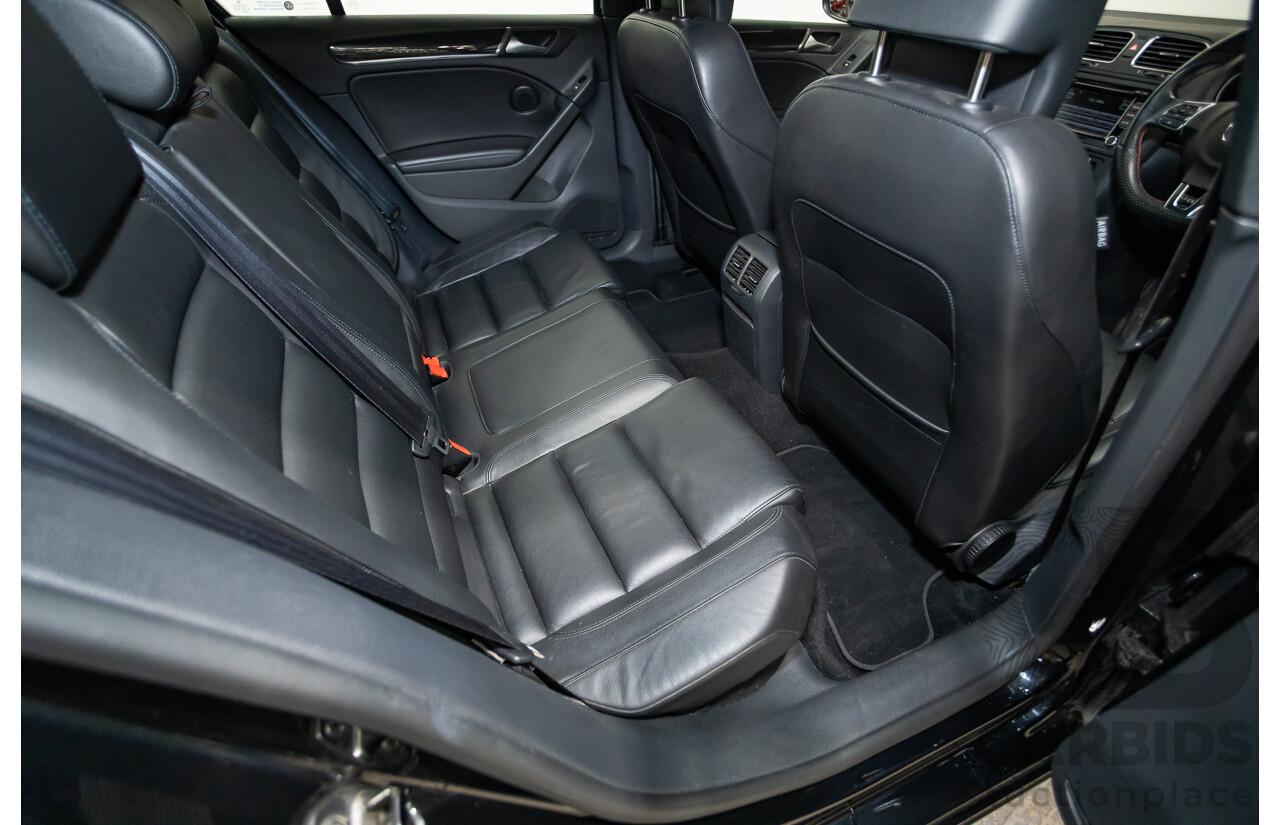 6/2012 Volkswagen Golf GTi 1K MY12 5d Hatchback Deep Black Pearl Turbo 2.0L