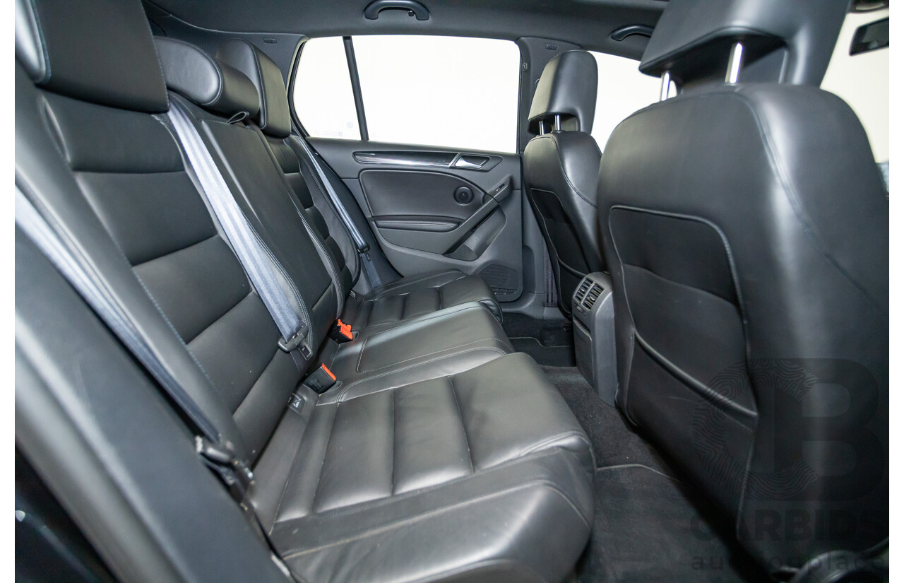 6/2012 Volkswagen Golf GTi 1K MY12 5d Hatchback Deep Black Pearl Turbo 2.0L