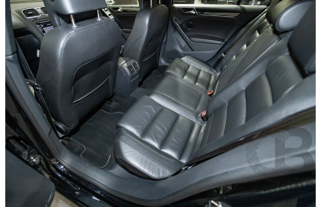 6/2012 Volkswagen Golf GTi 1K MY12 5d Hatchback Deep Black Pearl Turbo 2.0L