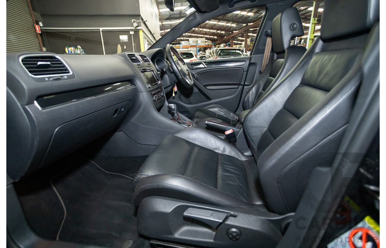 6/2012 Volkswagen Golf GTi 1K MY12 5d Hatchback Deep Black Pearl Turbo 2.0L