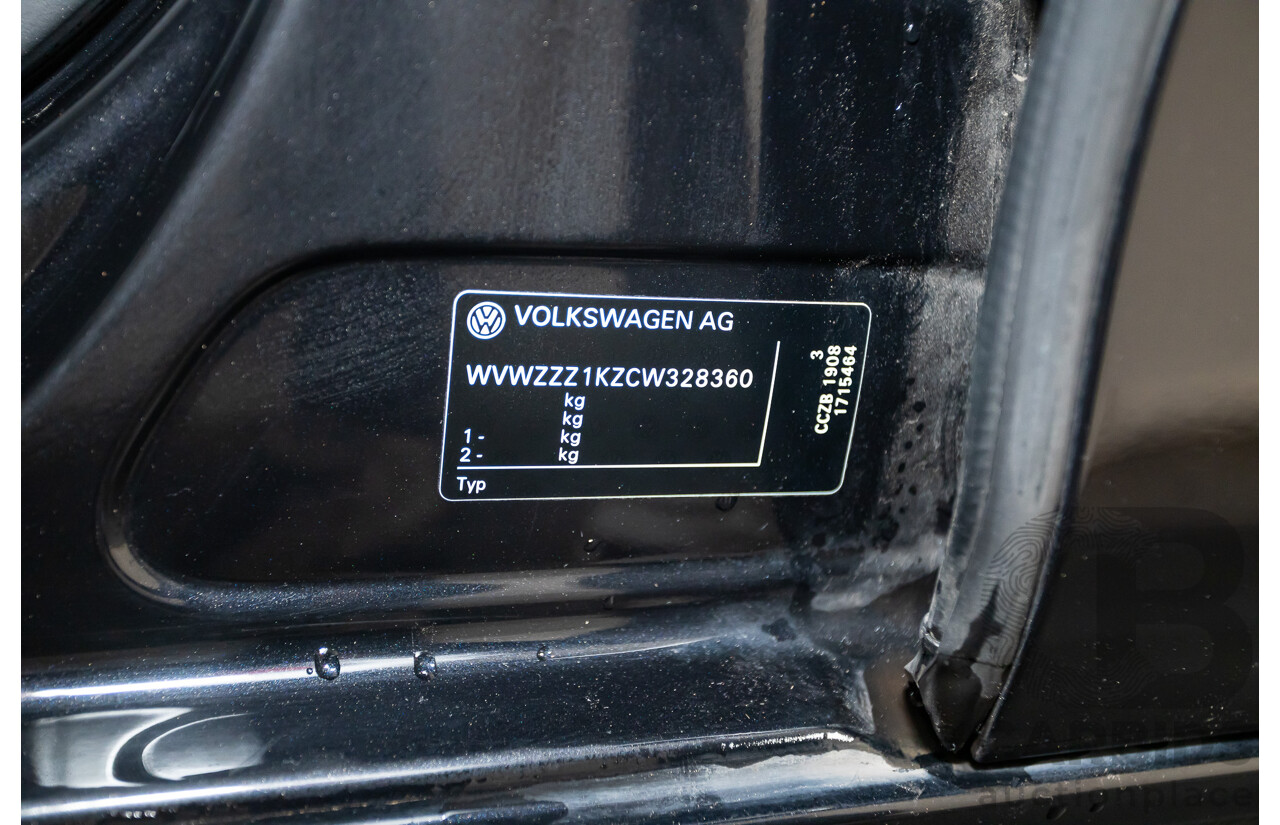 6/2012 Volkswagen Golf GTi 1K MY12 5d Hatchback Deep Black Pearl Turbo 2.0L