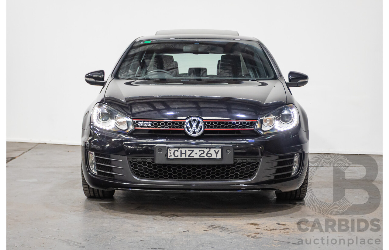 6/2012 Volkswagen Golf GTi 1K MY12 5d Hatchback Deep Black Pearl Turbo 2.0L