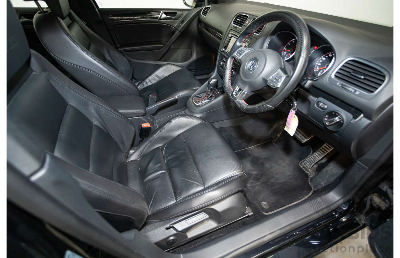 6/2012 Volkswagen Golf GTi 1K MY12 5d Hatchback Deep Black Pearl Turbo 2.0L