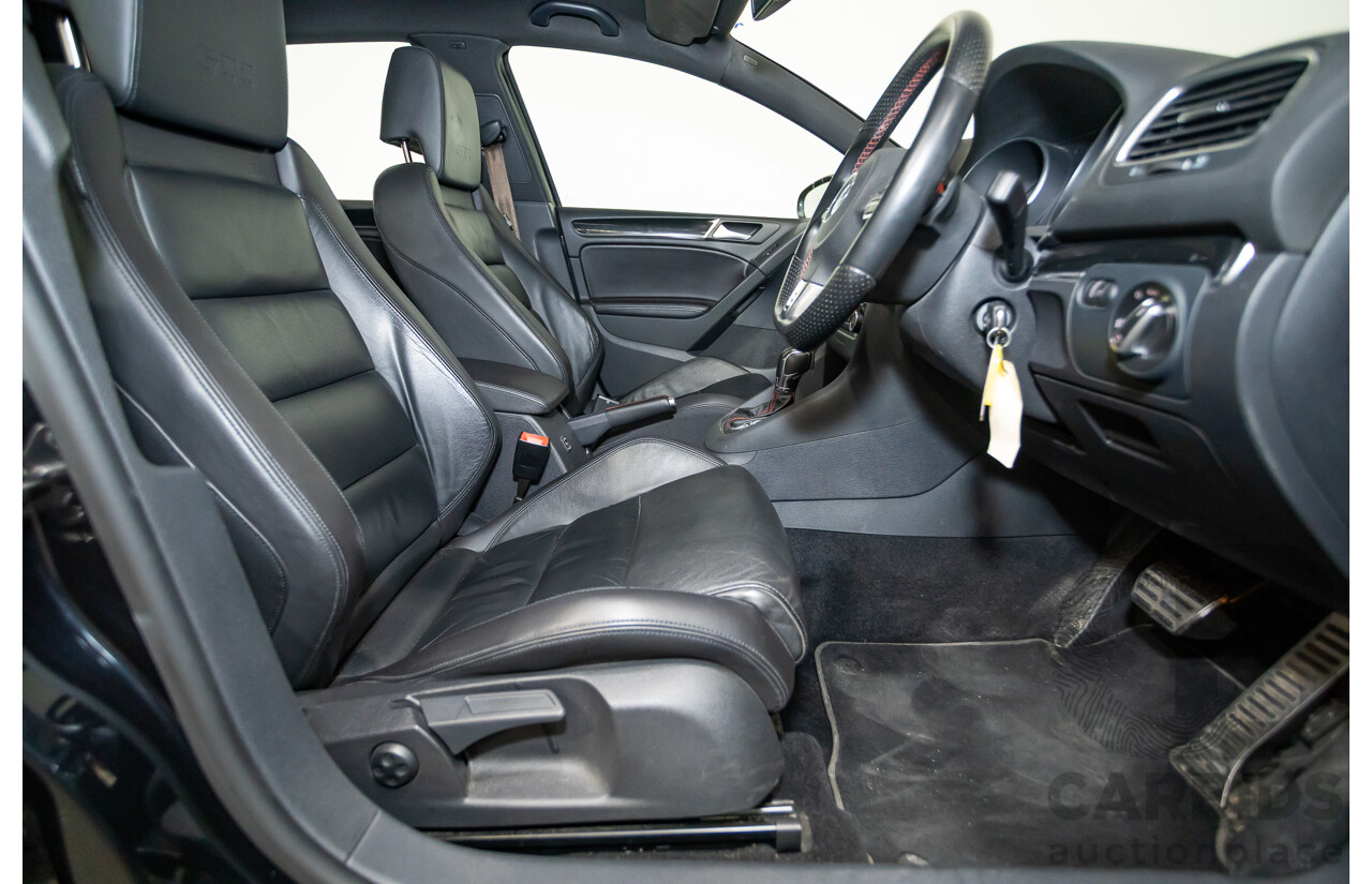 6/2012 Volkswagen Golf GTi 1K MY12 5d Hatchback Deep Black Pearl Turbo 2.0L