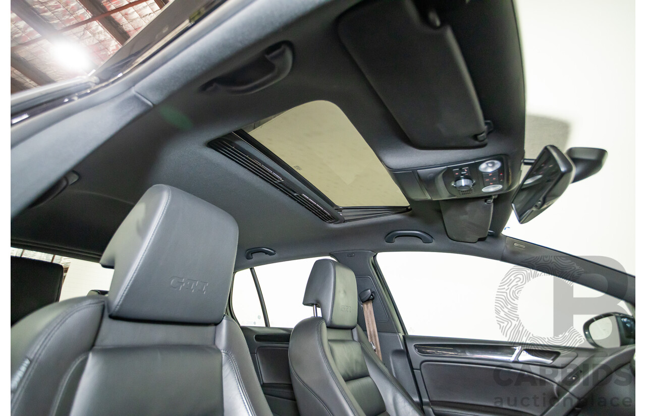 6/2012 Volkswagen Golf GTi 1K MY12 5d Hatchback Deep Black Pearl Turbo 2.0L