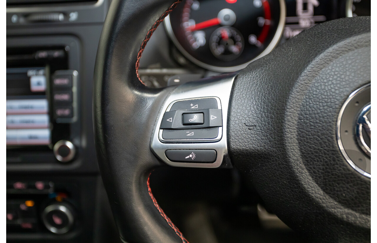 6/2012 Volkswagen Golf GTi 1K MY12 5d Hatchback Deep Black Pearl Turbo 2.0L