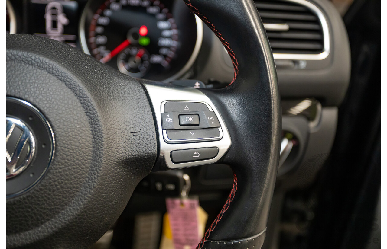 6/2012 Volkswagen Golf GTi 1K MY12 5d Hatchback Deep Black Pearl Turbo 2.0L