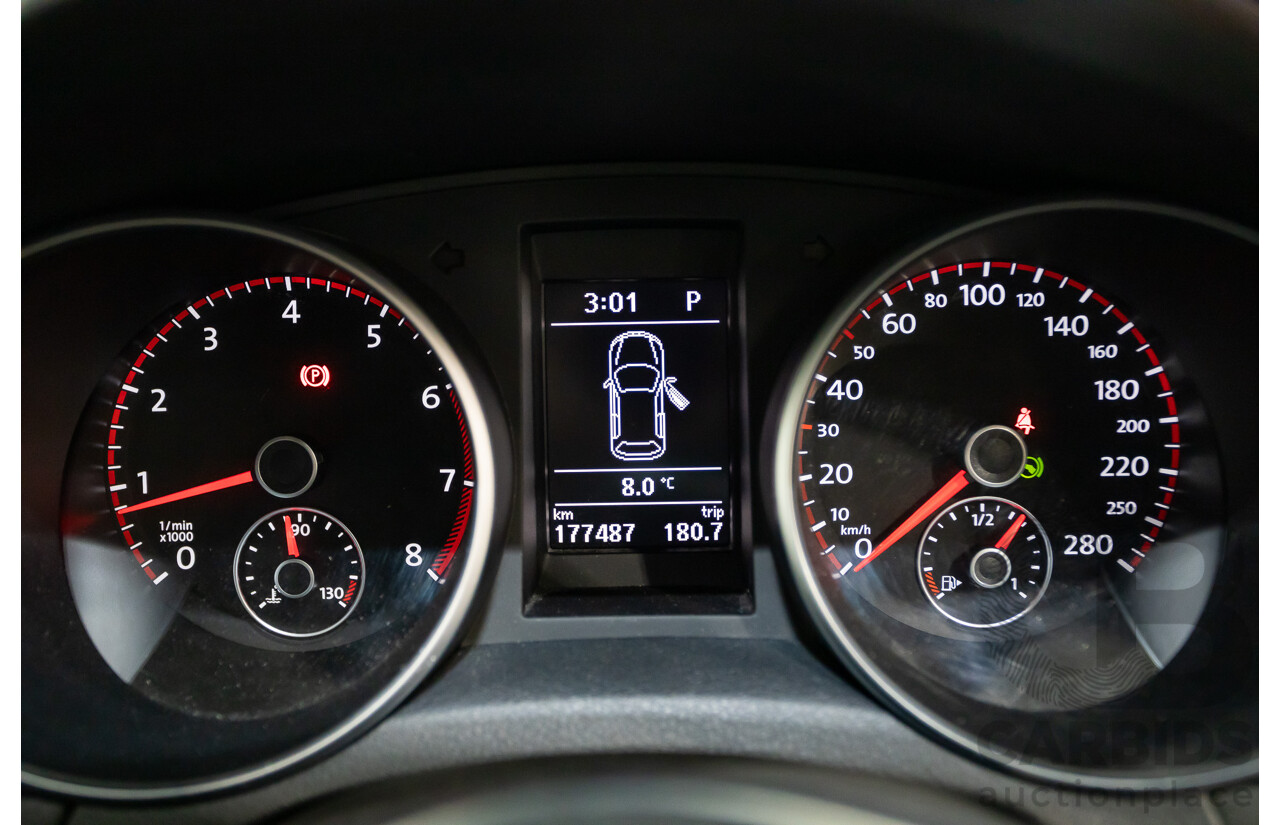 6/2012 Volkswagen Golf GTi 1K MY12 5d Hatchback Deep Black Pearl Turbo 2.0L