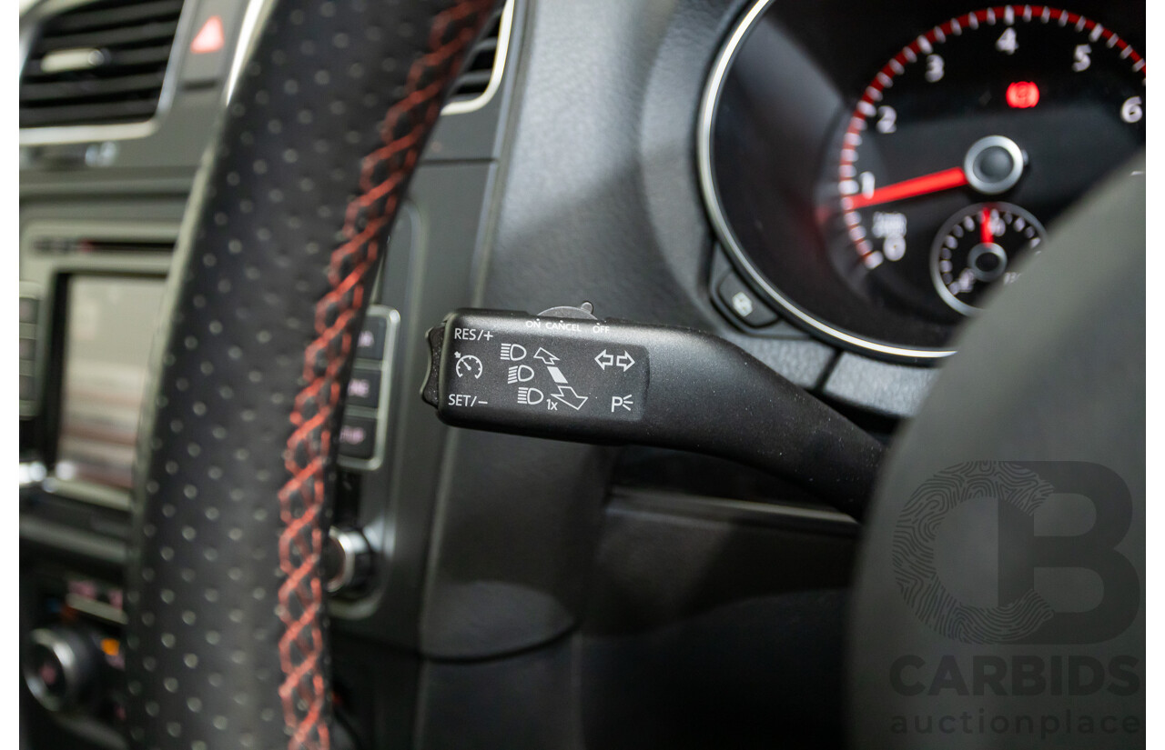 6/2012 Volkswagen Golf GTi 1K MY12 5d Hatchback Deep Black Pearl Turbo 2.0L