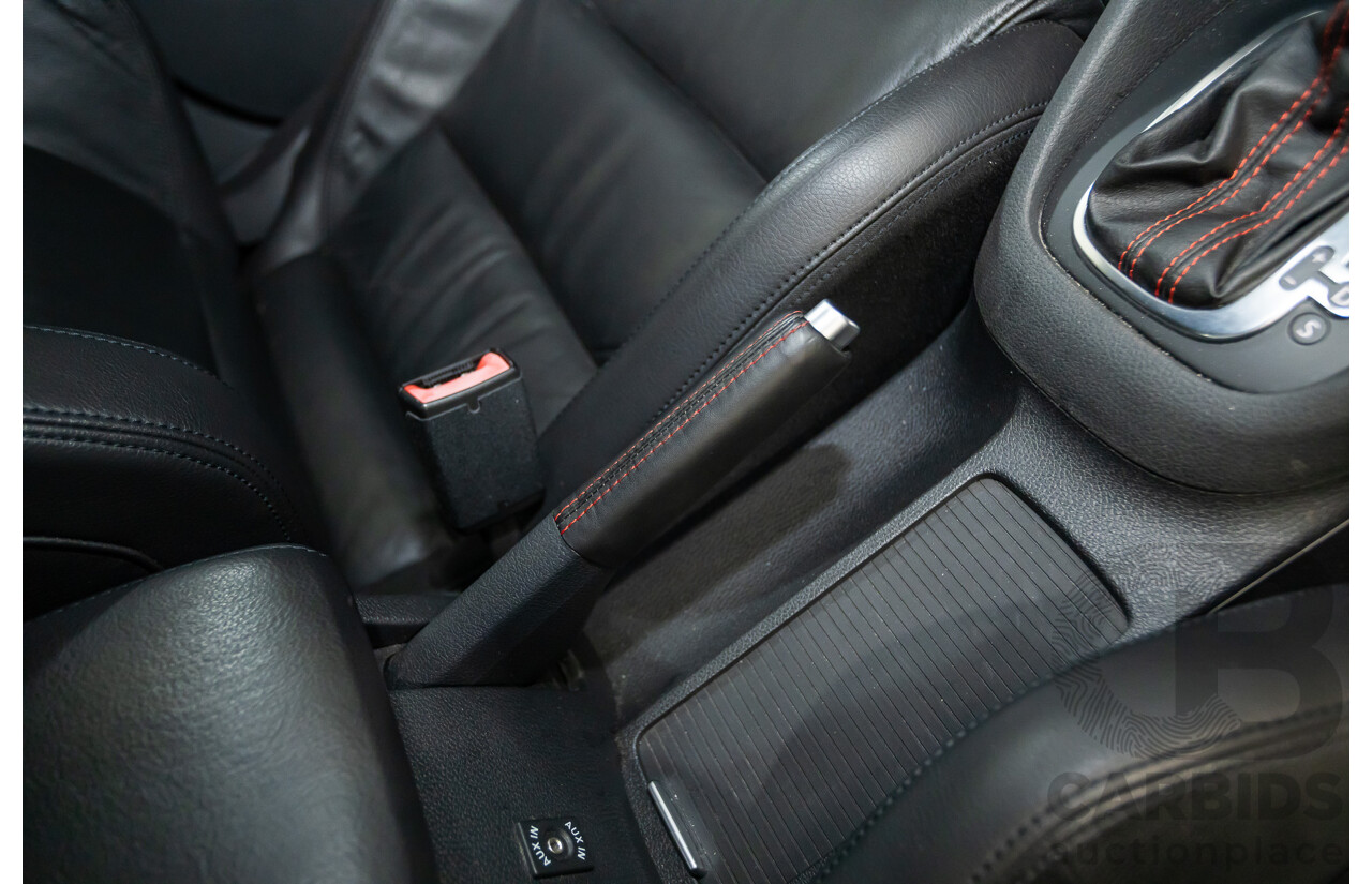 6/2012 Volkswagen Golf GTi 1K MY12 5d Hatchback Deep Black Pearl Turbo 2.0L