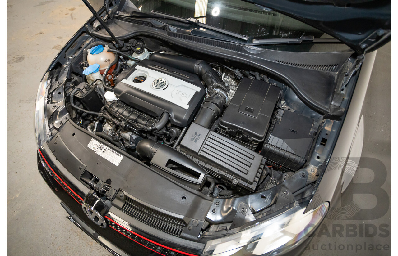 6/2012 Volkswagen Golf GTi 1K MY12 5d Hatchback Deep Black Pearl Turbo 2.0L