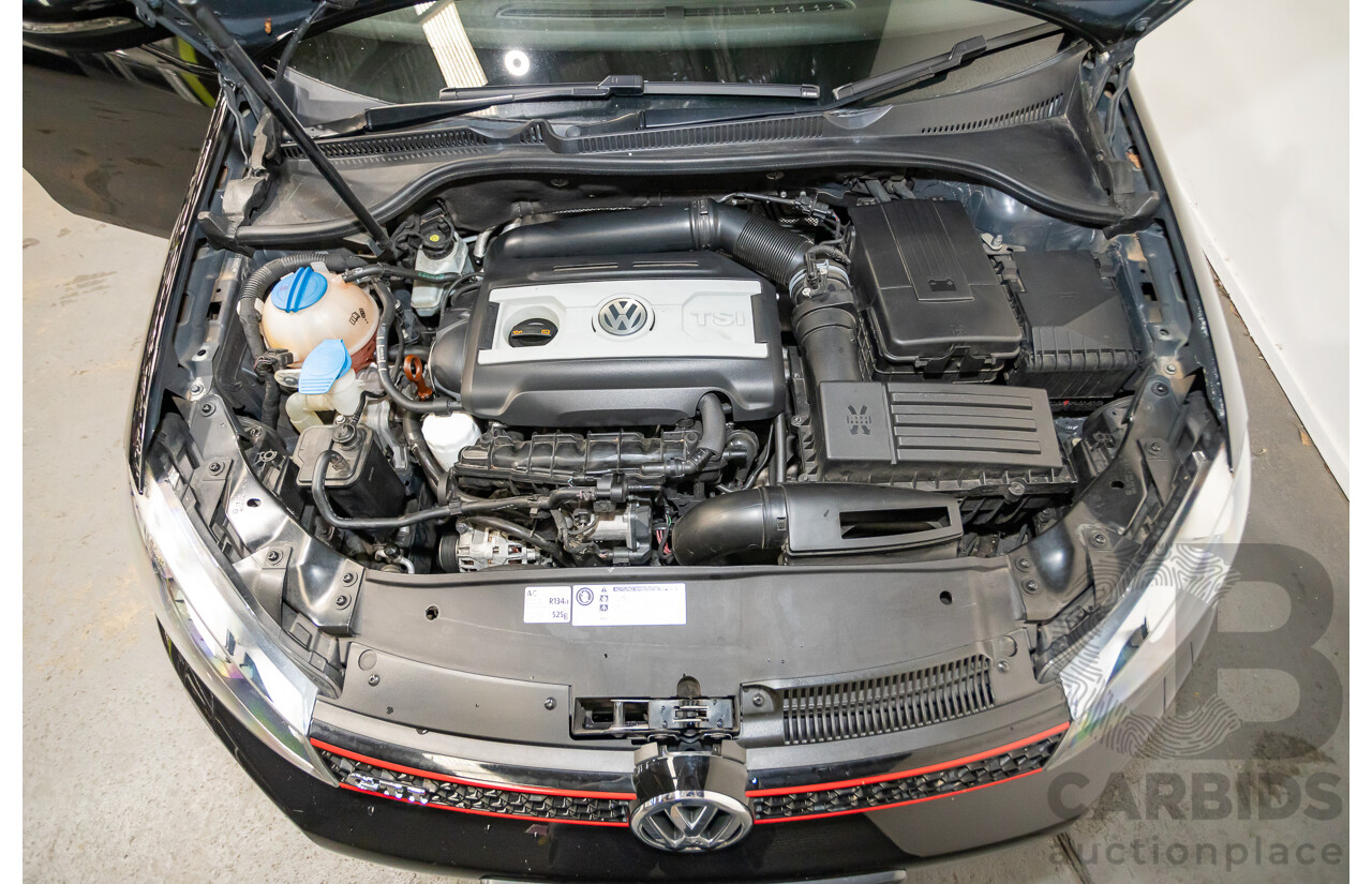 6/2012 Volkswagen Golf GTi 1K MY12 5d Hatchback Deep Black Pearl Turbo 2.0L