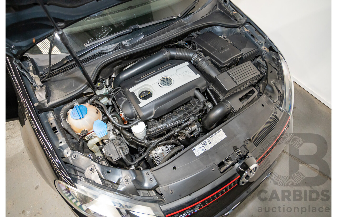 6/2012 Volkswagen Golf GTi 1K MY12 5d Hatchback Deep Black Pearl Turbo 2.0L