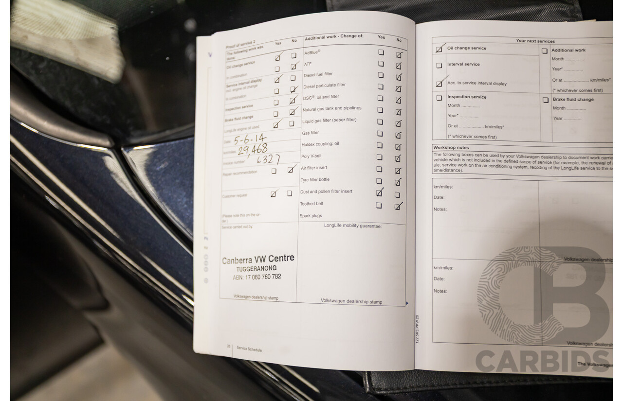 6/2012 Volkswagen Golf GTi 1K MY12 5d Hatchback Deep Black Pearl Turbo 2.0L