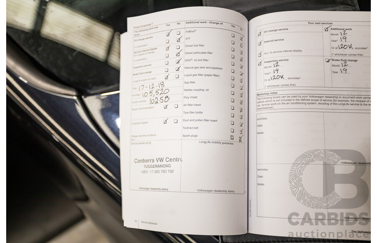 6/2012 Volkswagen Golf GTi 1K MY12 5d Hatchback Deep Black Pearl Turbo 2.0L