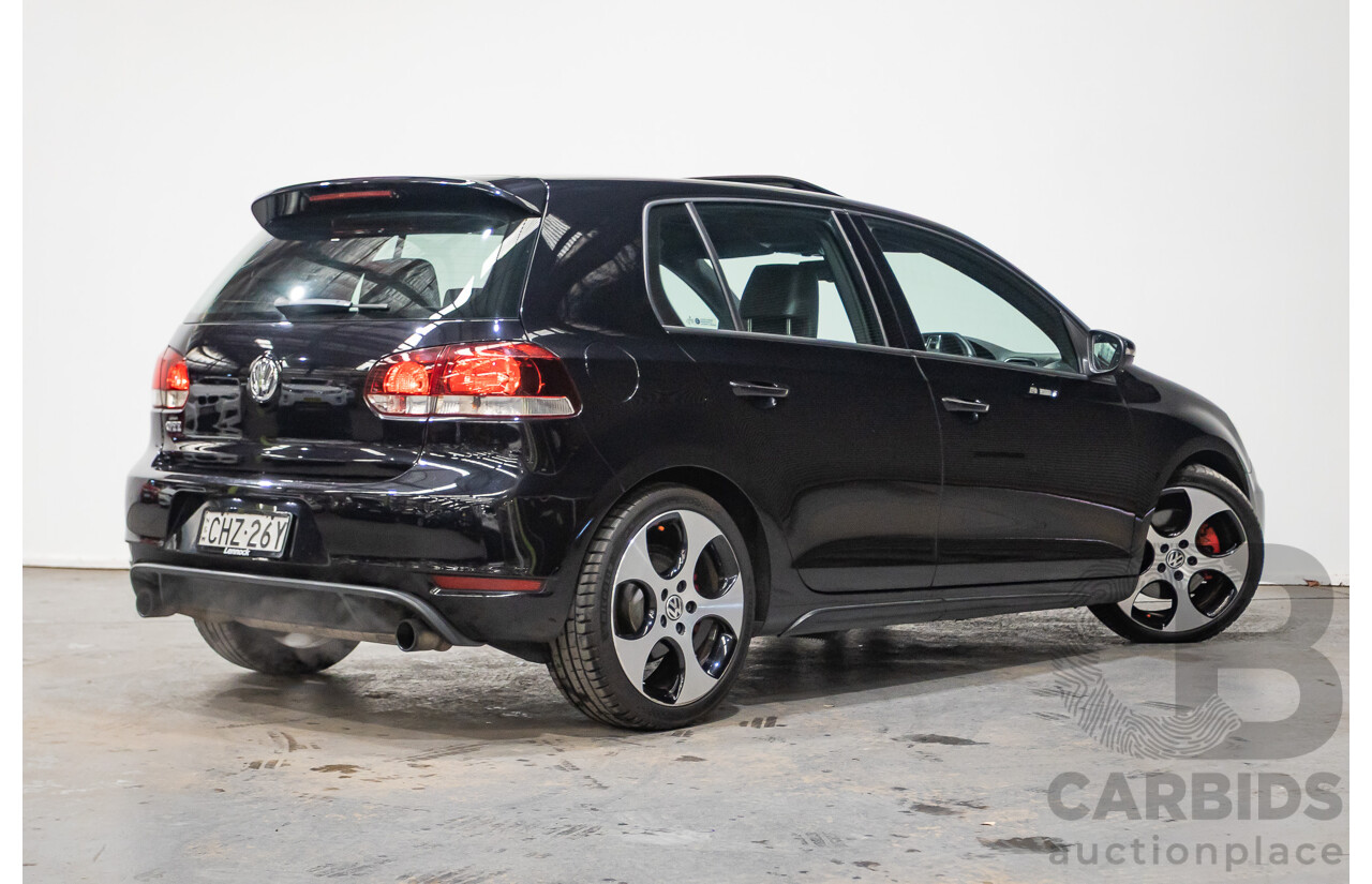 6/2012 Volkswagen Golf GTi 1K MY12 5d Hatchback Deep Black Pearl Turbo 2.0L