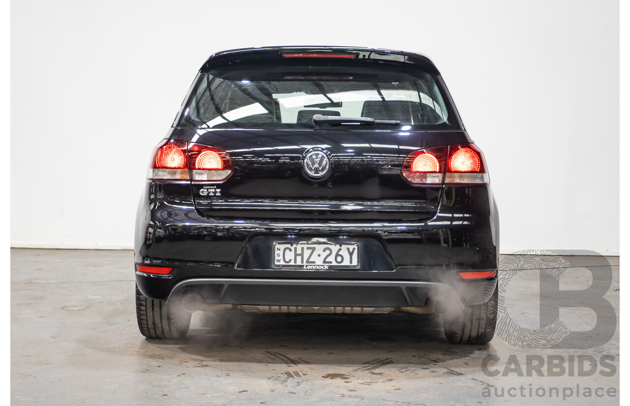 6/2012 Volkswagen Golf GTi 1K MY12 5d Hatchback Deep Black Pearl Turbo 2.0L