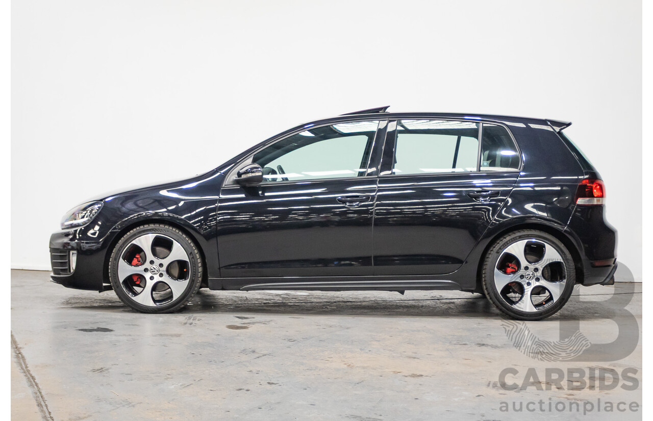 6/2012 Volkswagen Golf GTi 1K MY12 5d Hatchback Deep Black Pearl Turbo 2.0L