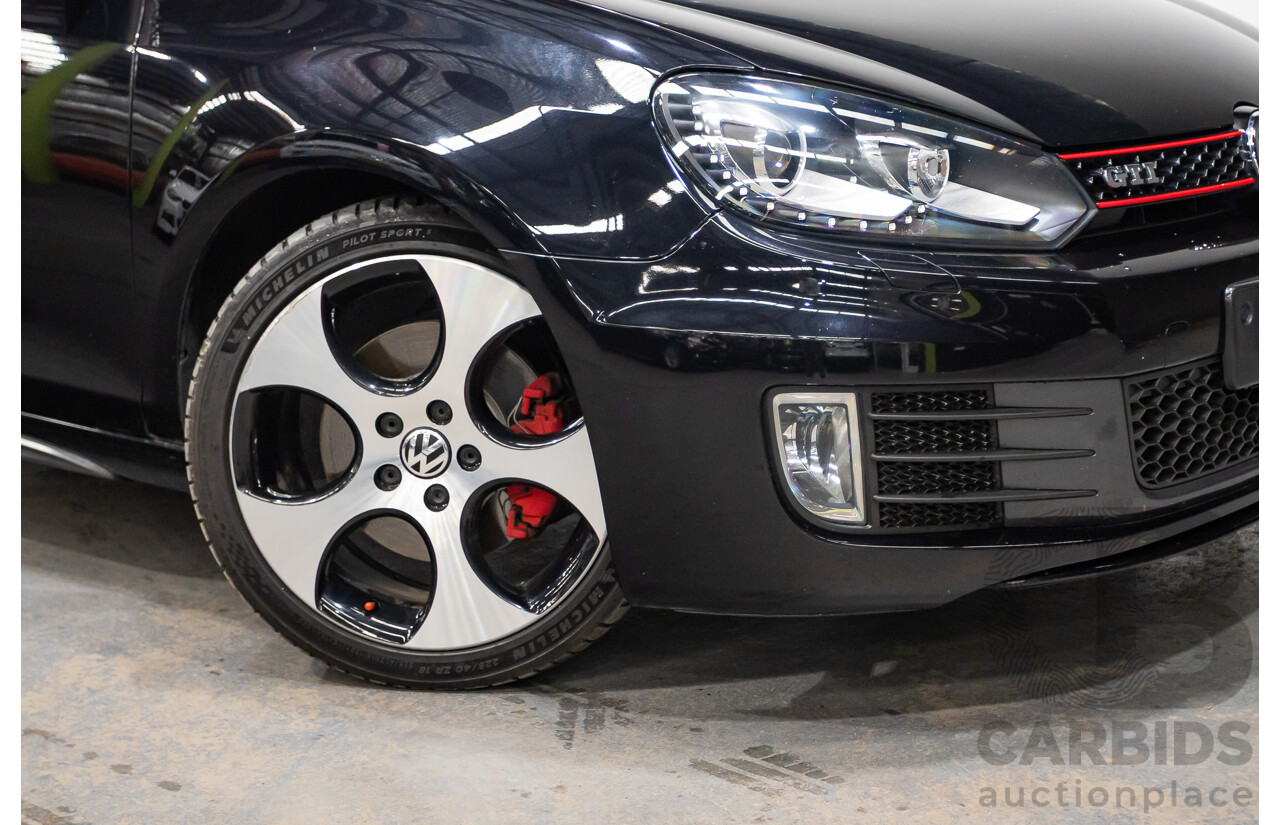 6/2012 Volkswagen Golf GTi 1K MY12 5d Hatchback Deep Black Pearl Turbo 2.0L