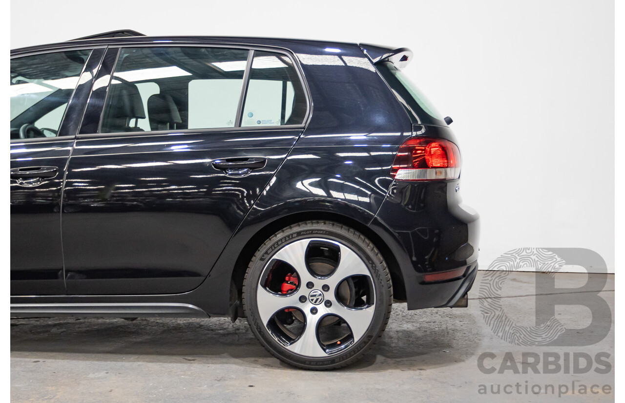 6/2012 Volkswagen Golf GTi 1K MY12 5d Hatchback Deep Black Pearl Turbo 2.0L