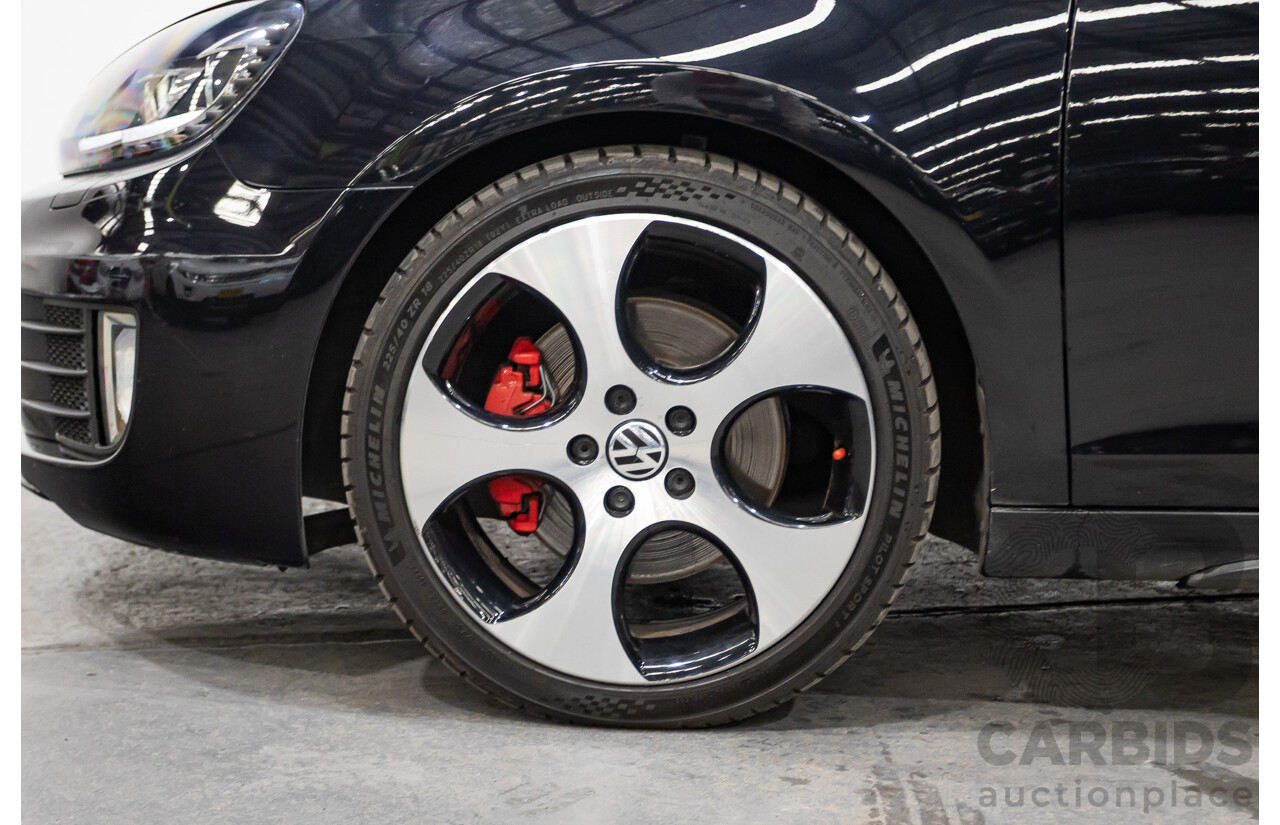 6/2012 Volkswagen Golf GTi 1K MY12 5d Hatchback Deep Black Pearl Turbo 2.0L