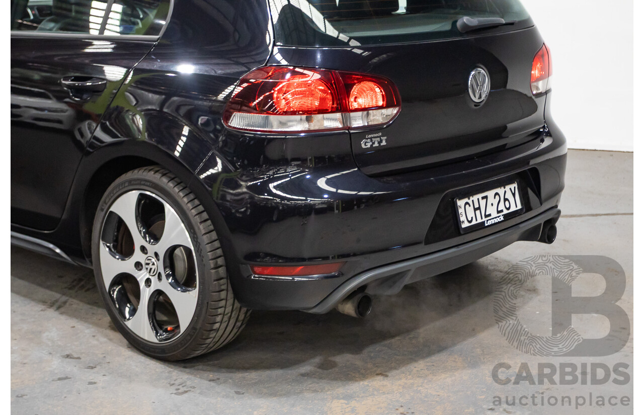 6/2012 Volkswagen Golf GTi 1K MY12 5d Hatchback Deep Black Pearl Turbo 2.0L