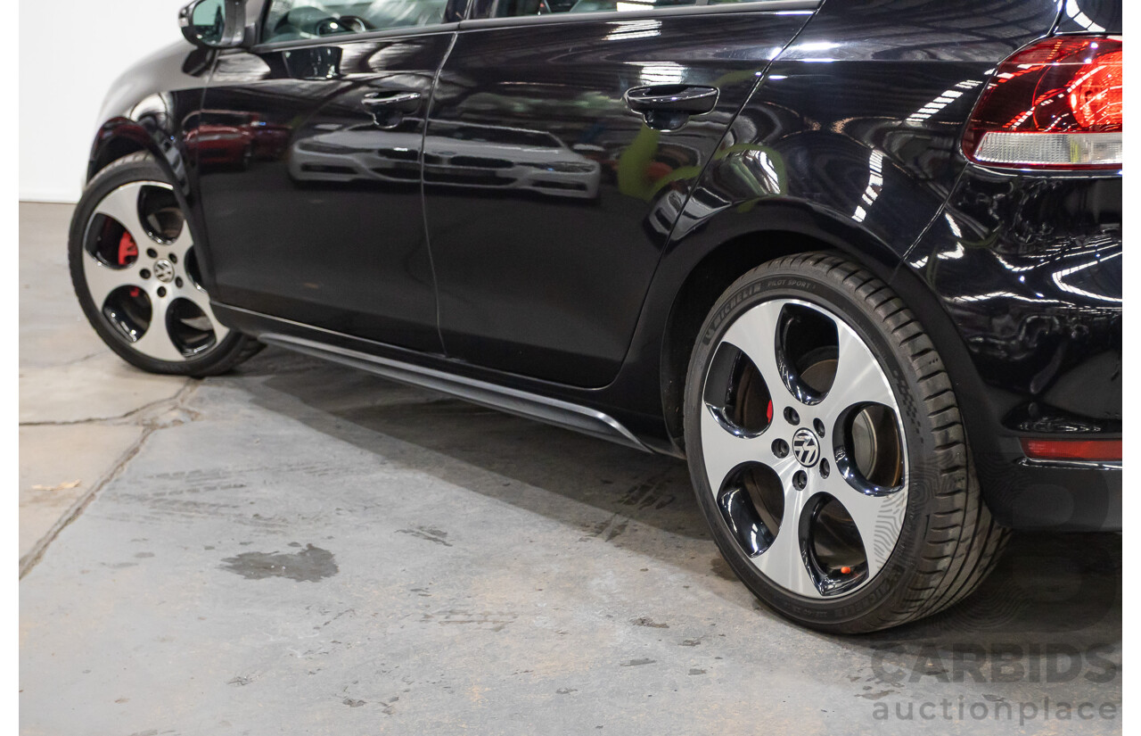 6/2012 Volkswagen Golf GTi 1K MY12 5d Hatchback Deep Black Pearl Turbo 2.0L