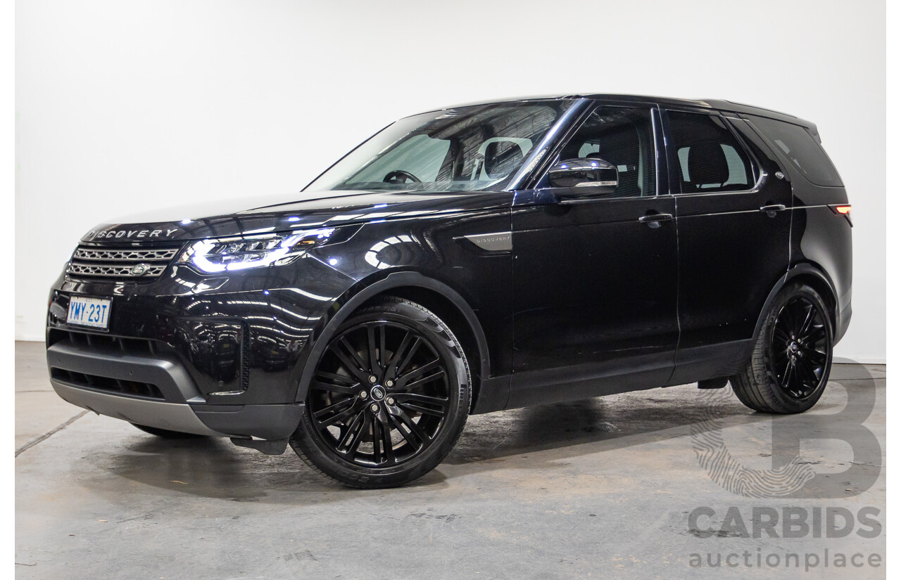 03/2018 Land Rover Discovery TD6 SE (190kW) (4x4) MY18 4D Wagon Santorini Black Turbo Diesel 3.0L - 7 Seats
