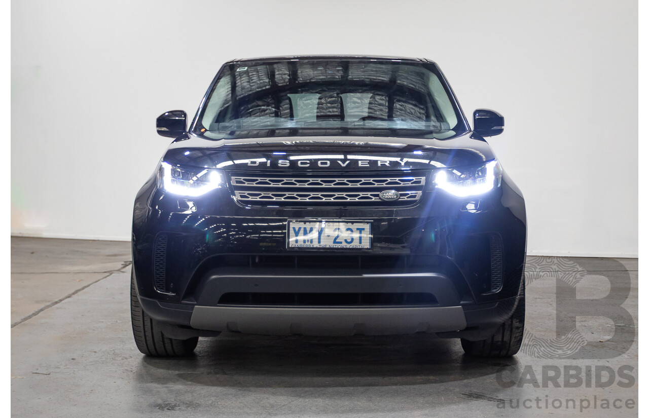 03/2018 Land Rover Discovery TD6 SE (190kW) (4x4) MY18 4D Wagon Santorini Black Turbo Diesel 3.0L - 7 Seats