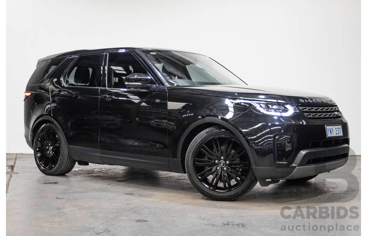 03/2018 Land Rover Discovery TD6 SE (190kW) (4x4) MY18 4D Wagon Santorini Black Turbo Diesel 3.0L - 7 Seats