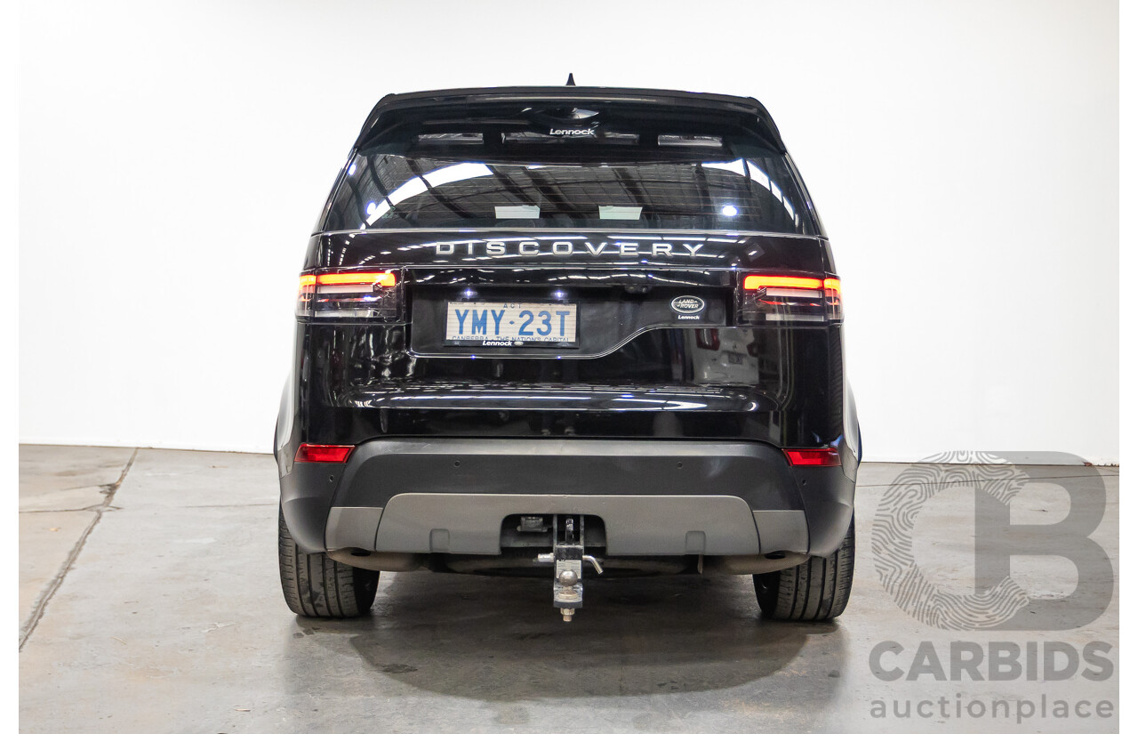 03/2018 Land Rover Discovery TD6 SE (190kW) (4x4) MY18 4D Wagon Santorini Black Turbo Diesel 3.0L - 7 Seats