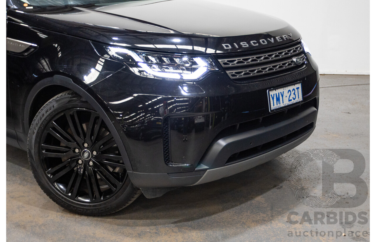 03/2018 Land Rover Discovery TD6 SE (190kW) (4x4) MY18 4D Wagon Santorini Black Turbo Diesel 3.0L - 7 Seats