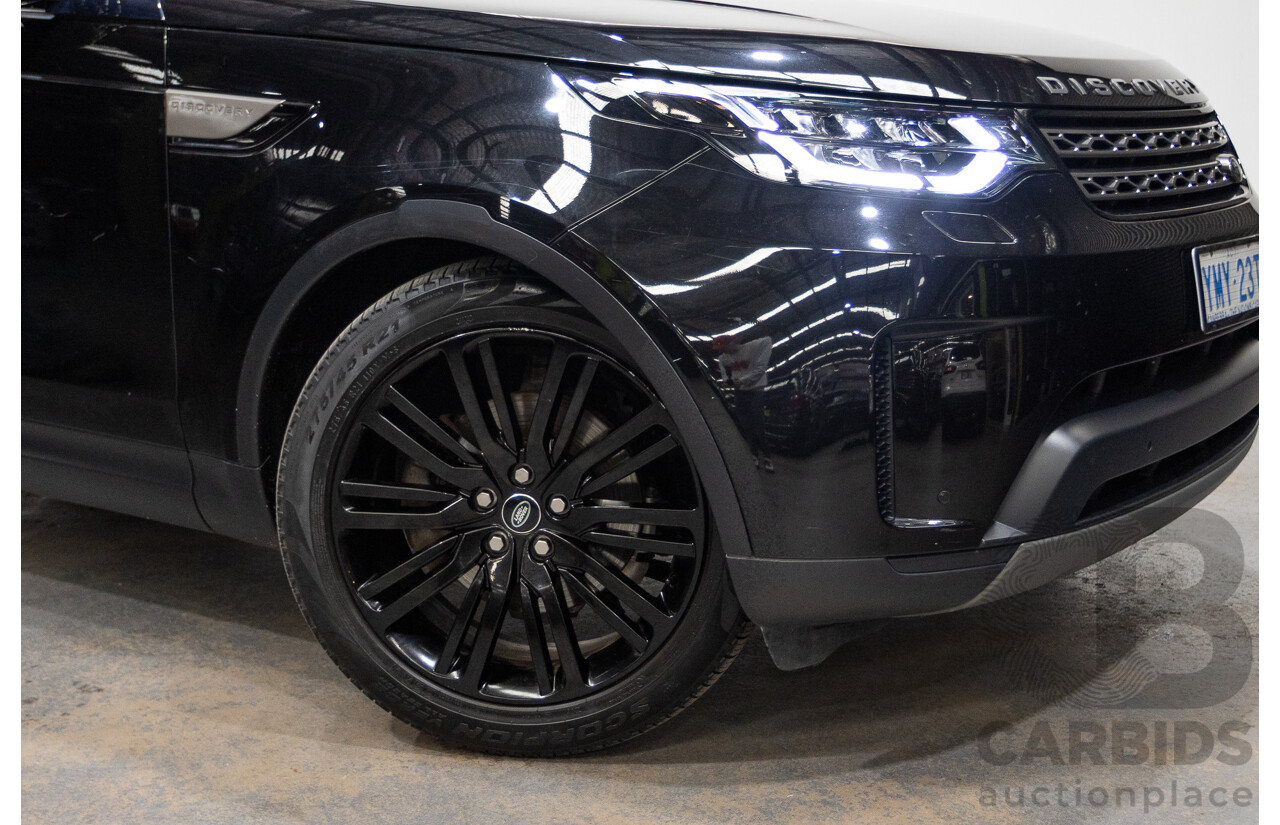 03/2018 Land Rover Discovery TD6 SE (190kW) (4x4) MY18 4D Wagon Santorini Black Turbo Diesel 3.0L - 7 Seats