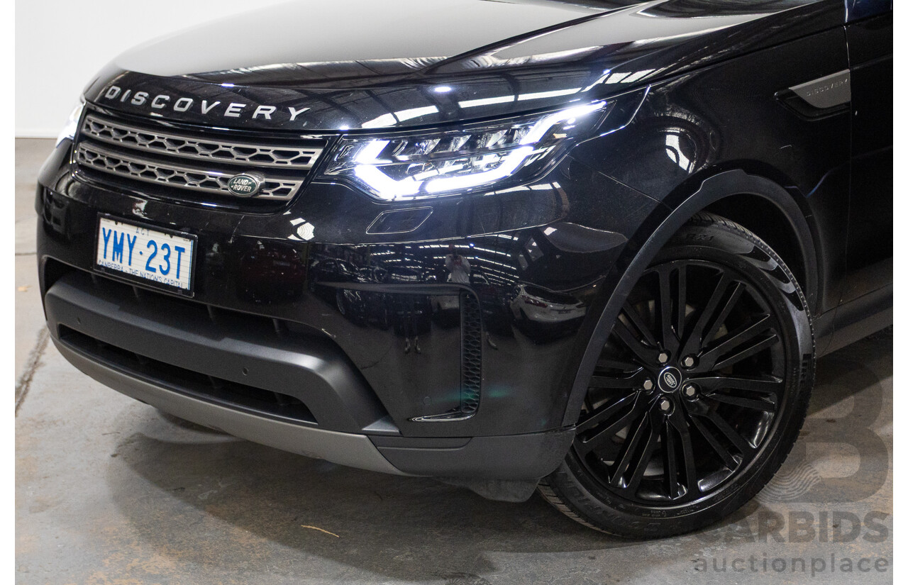 03/2018 Land Rover Discovery TD6 SE (190kW) (4x4) MY18 4D Wagon Santorini Black Turbo Diesel 3.0L - 7 Seats