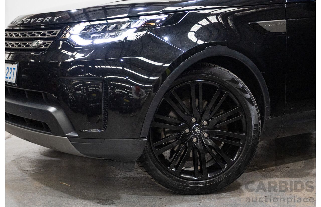 03/2018 Land Rover Discovery TD6 SE (190kW) (4x4) MY18 4D Wagon Santorini Black Turbo Diesel 3.0L - 7 Seats