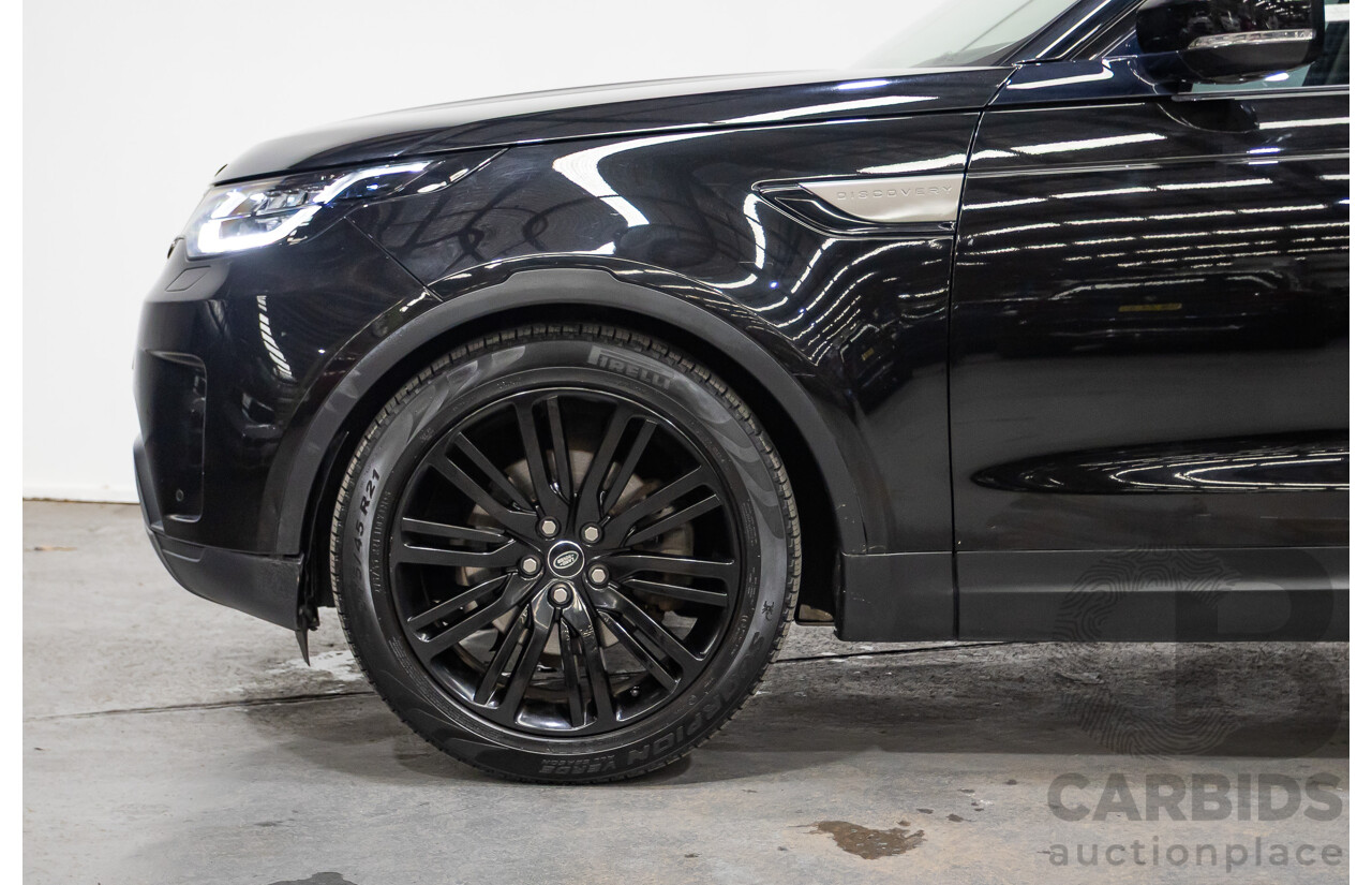 03/2018 Land Rover Discovery TD6 SE (190kW) (4x4) MY18 4D Wagon Santorini Black Turbo Diesel 3.0L - 7 Seats
