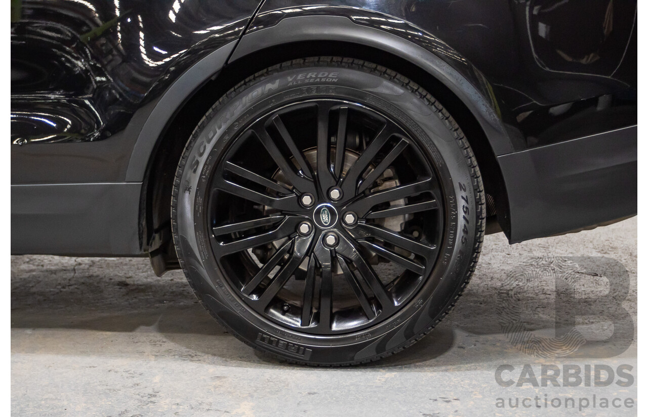 03/2018 Land Rover Discovery TD6 SE (190kW) (4x4) MY18 4D Wagon Santorini Black Turbo Diesel 3.0L - 7 Seats