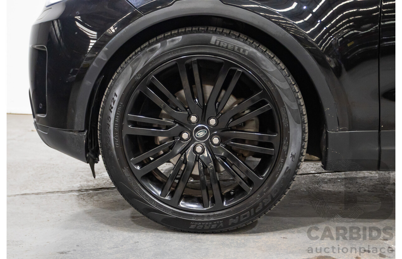 03/2018 Land Rover Discovery TD6 SE (190kW) (4x4) MY18 4D Wagon Santorini Black Turbo Diesel 3.0L - 7 Seats